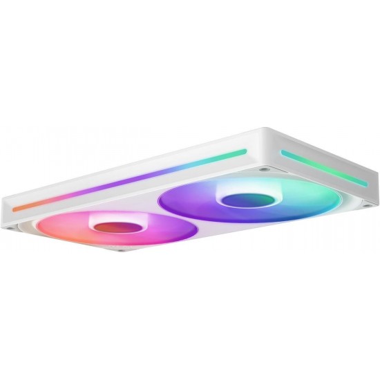Комплект вентилатори NZXT F280 White RGB Core