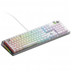 Геймърска механична клавиатура Glorious GMMK 3 Pro 100% Silver - Fox Linear Switches