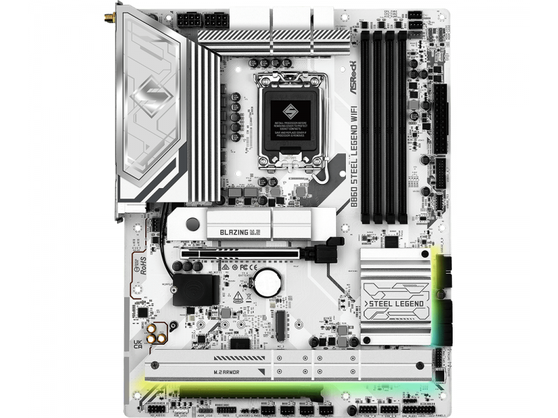 Дънна платка ASRock B860 STEEL LEGEND WIFI 6E, LGA 1851