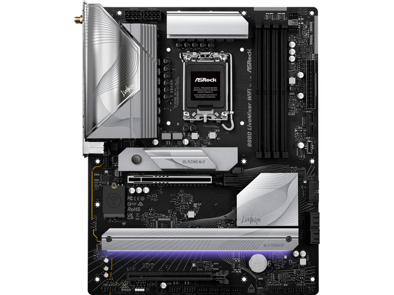 Дънна платка ASRock B860 LiveMixer WIFI 6E, LGA 1851