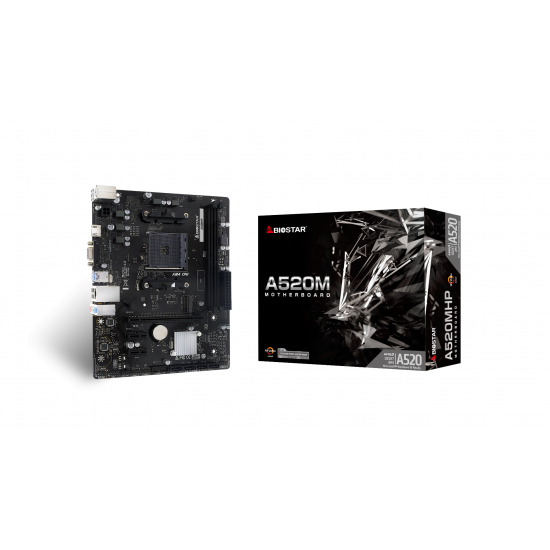 Дънна платка BIOSTAR A520MHP socket AM4