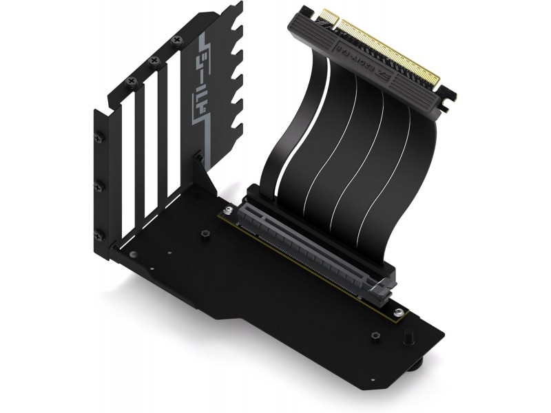 Брекет за вертикален монтаж на GPU EZDIY-FAB PCIe 4.0 Riser Cable 90°
