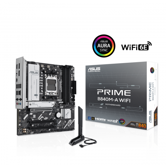 Дънна платка ASUS PRIME B840M-A WIFI 6E socket AM5