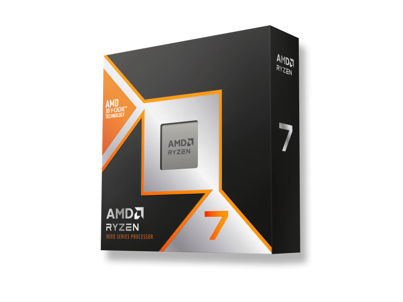 Процесор AMD RYZEN 7 9800X3D, 8-Core, 4.7 GHz, 96MB, 120W, AM5, BOX, No Cooler