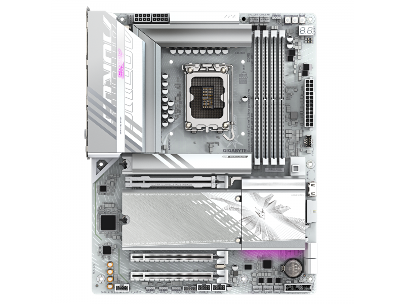 Дънна платка GIGABYTE B860 AORUS ELITE WIF 7 ICE, LGA 1851