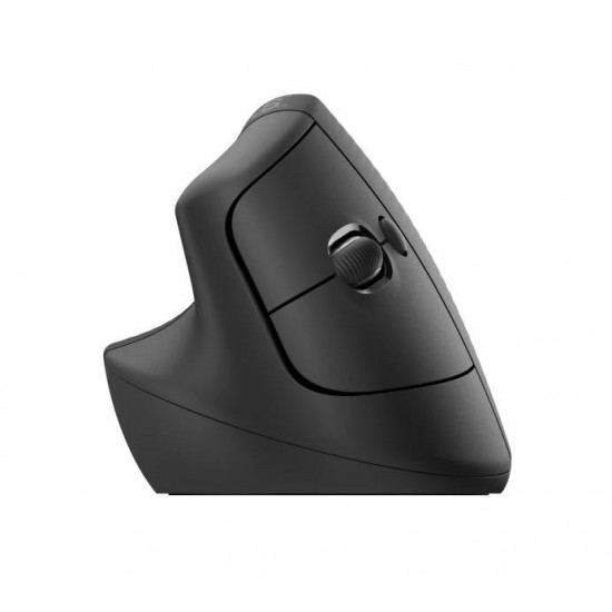 Безжична Мишка Logitech Lift Left Vertical, Ергономична, Графит