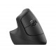 Безжична Мишка Logitech Lift Left Vertical, Ергономична, Графит
