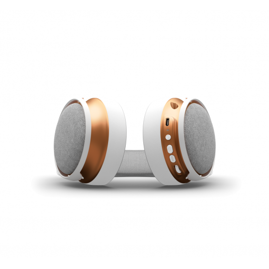 Геймърски безжични слушалки Dark Project Sono Wireless - White/Gold