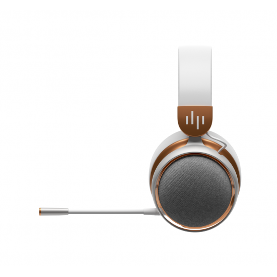 Геймърски безжични слушалки Dark Project Sono Wireless - White/Gold