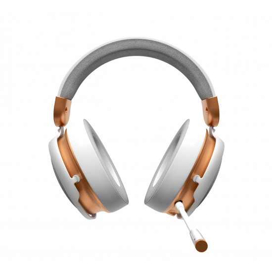 Геймърски безжични слушалки Dark Project Sono Wireless - White/Gold