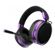 Геймърски безжични слушалки Dark Project Sono Wireless - Black/Violet