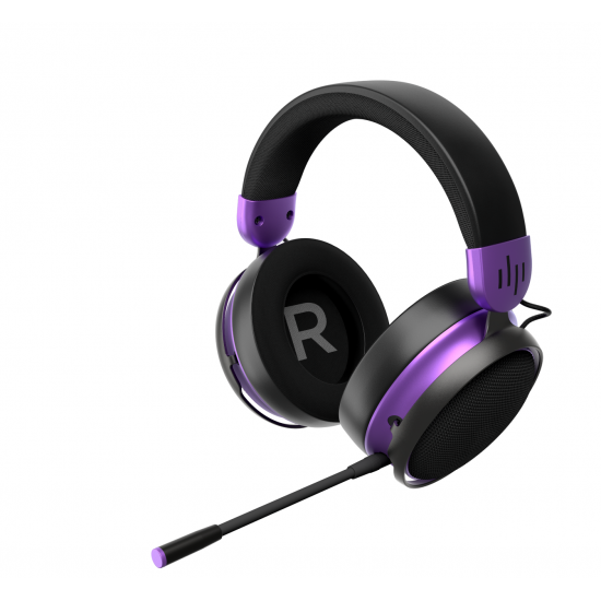 Геймърски безжични слушалки Dark Project Sono Wireless - Black/Violet