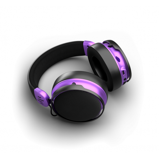 Геймърски безжични слушалки Dark Project Sono Wireless - Black/Violet