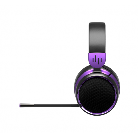 Геймърски безжични слушалки Dark Project Sono Wireless - Black/Violet
