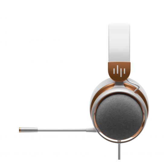 Геймърски слушалки Dark Project Sono Wired - White/Gold