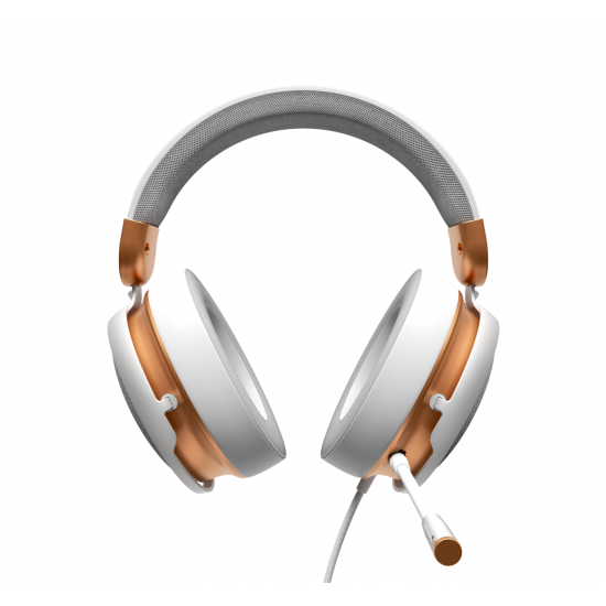 Геймърски слушалки Dark Project Sono Wired - White/Gold