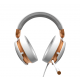 Геймърски слушалки Dark Project Sono Wired - White/Gold