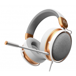 Геймърски слушалки Dark Project Sono Wired - White/Gold