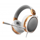 Геймърски слушалки Dark Project Sono Wired - White/Gold