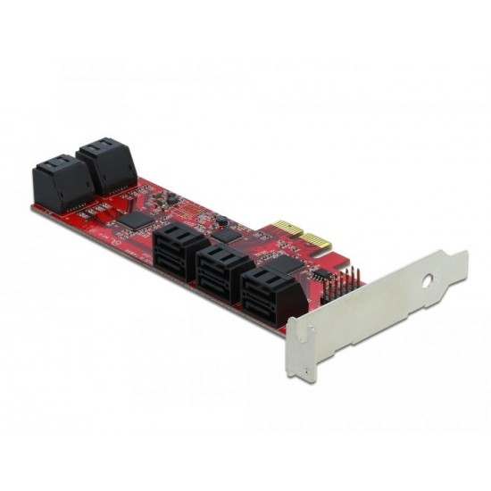 Контролер Delock SATA PCI Express Card - 10 ports