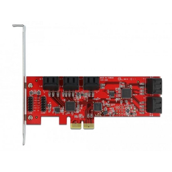 Контролер Delock SATA PCI Express Card - 10 ports