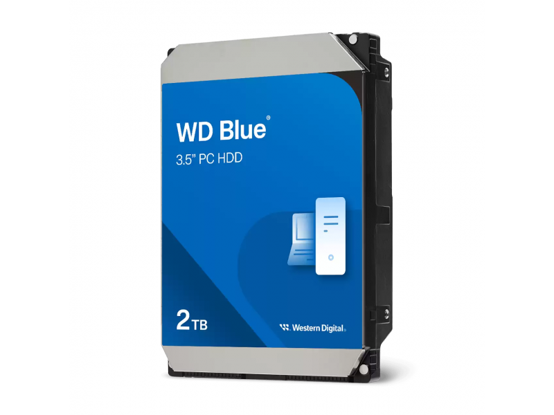 Хард диск WD Blue 2TB, 7200rpm 64MB, SATA3 - WD20EARZ
