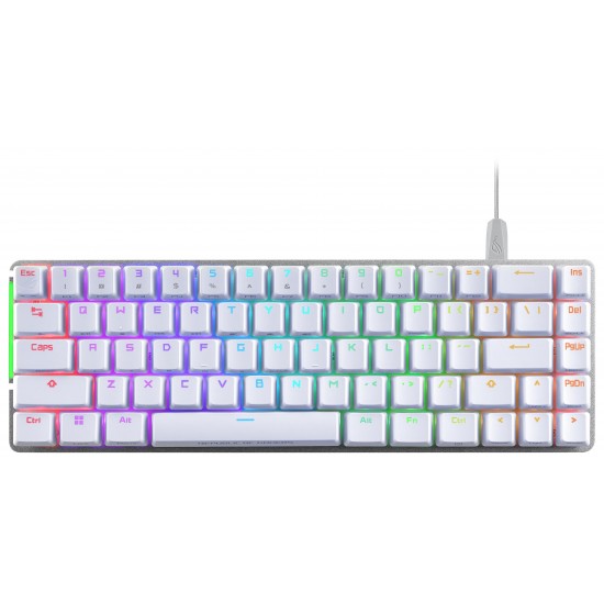Геймърска Механична Клавиатура ASUS ROG Falchion Ace - Бяла