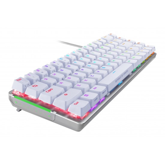 Геймърска Механична Клавиатура ASUS ROG Falchion Ace - Бяла