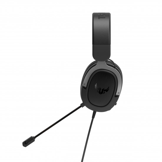 Геймърски слушалки ASUS TUF Gaming H3 Gun Metal, 7.1 Virtual Surround Sound