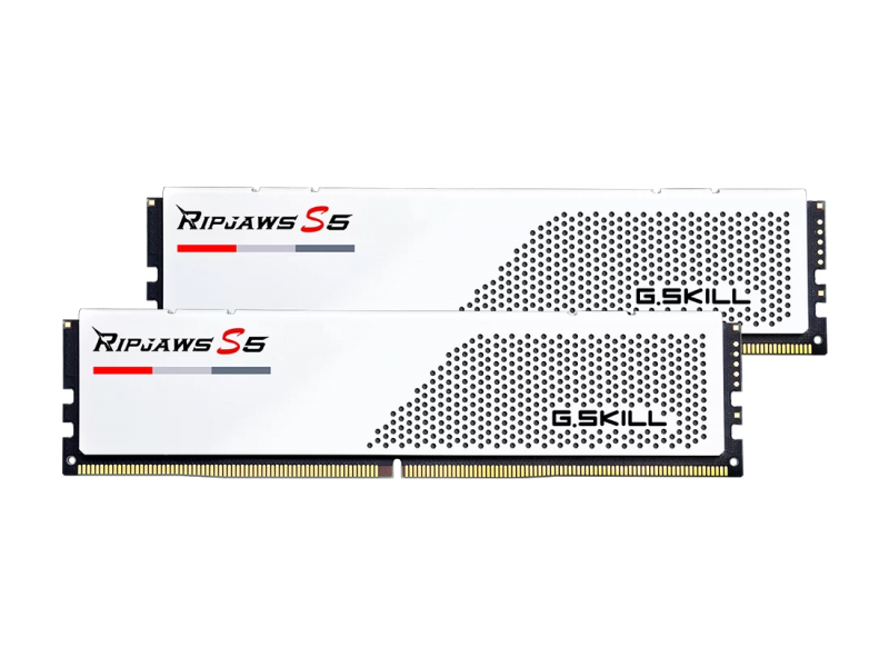 Памет G.SKILL Ripjaws S5 White 64GB(2x32GB) DDR5 6000MHz - Intel XMP