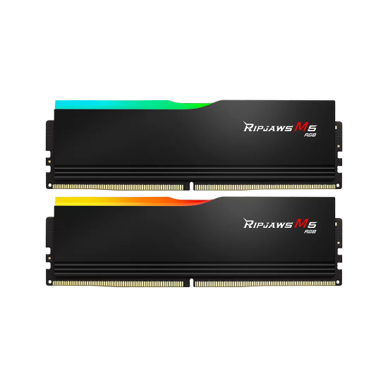 Памет G.SKILL Ripjaws M5 RGB Black 64GB(2x32GB) DDR5-6000 - Intel XMP