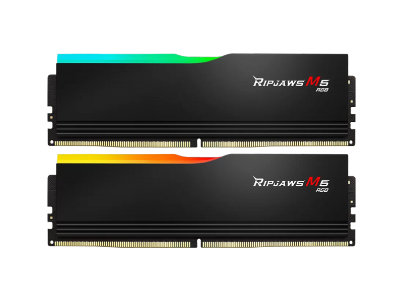 Памет G.SKILL Ripjaws M5 RGB Black 64GB(2x32GB) DDR5-6000 - Intel XMP