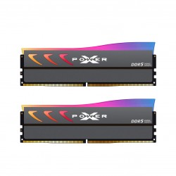 Памет Silicon Power Storm RGB 32GB(2x16GB) DDR5 UDIMM 6000MHz CL36 SP032GXLWU60CFDK