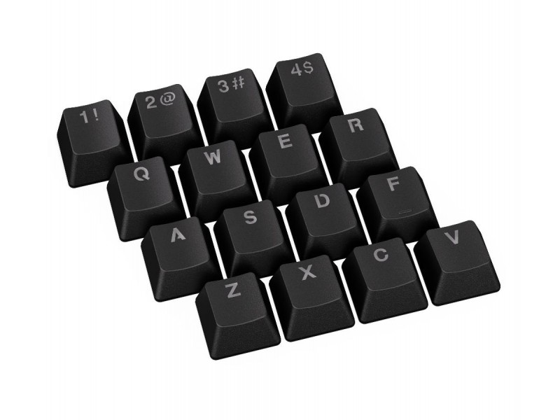 Капачки за механична клавиатура ENDORFY - 124 бр PBT - Черно