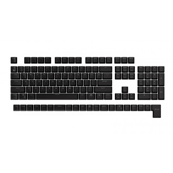 Капачки за механична клавиатура ENDORFY - 124 бр PBT - Черно