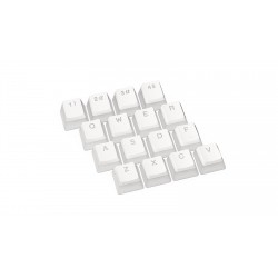 Капачки за механична клавиатура ENDORFY - 124 бр PBT - Onyx White Капачки за механична клавиатура ENDORFY - 124 бр PBT - Onyx White