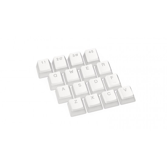 Капачки за механична клавиатура ENDORFY - 124 бр PBT - Onyx White
