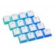 Капачки за механична клавиатура ENDORFY - 124 бр PBT - Onyx White