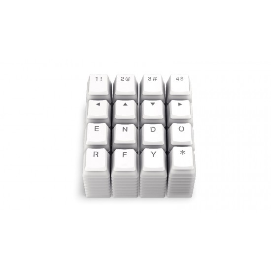Капачки за механична клавиатура ENDORFY - 124 бр PBT - Onyx White
