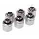 Фитинг Alphacool HF, Удължител, 13/10mm, G1/4, Сребрист, 6 броя