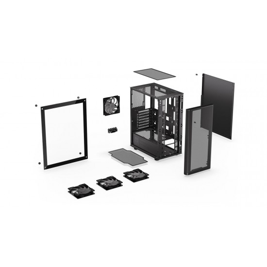 Кутия ENDORFY Ventum 200 ARGB - Middle Tower