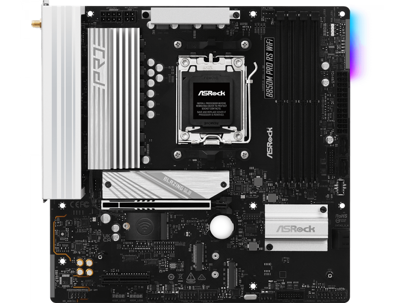 Дънна платка ASRock B850M Pro RS WIFI 6E socket AM5