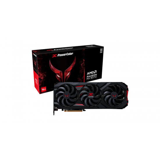 Видео карта PowerColor Radeon RX 9070 Red Devil 16GB GDDR6