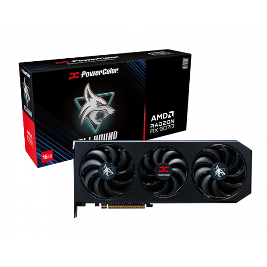 Видео карта PowerColor Radeon RX 9070 Hellhound 16GB GDDR6