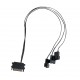 Вентилатори 3бр Lian Li UNI FAN SL Wireless ARGB PWM - 120 mm Бели + Контролер