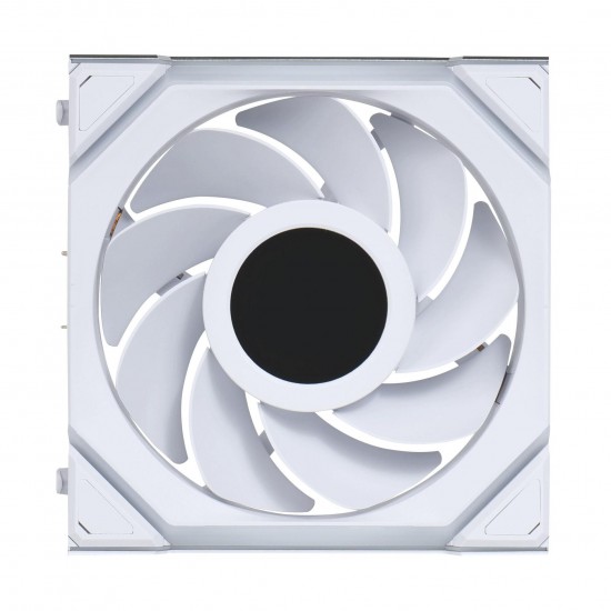 Вентилатор Lian Li UNI FAN SL Wireless LCD Reverse Blade ARGB PWM - 120 mm Бял
