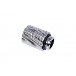 Удължител Alphacool Eiszapfen, 20 mm, G1/4 външна към G1/4 вътрешна резба, Сребрист