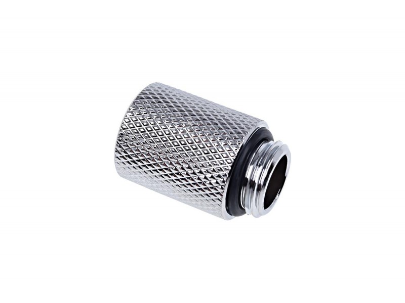 Удължител Alphacool Eiszapfen, 20 mm, G1/4 външна към G1/4 вътрешна резба, Сребрист