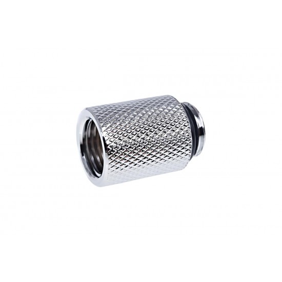 Удължител Alphacool Eiszapfen, 20 mm, G1/4 външна към G1/4 вътрешна резба, Сребрист