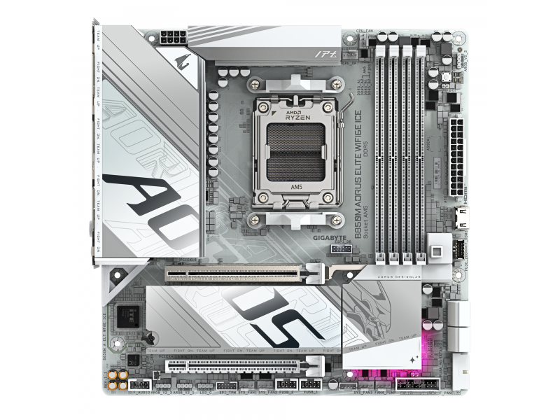 Дънна платка GIGABYTE B850M AORUS ELITE WIF6E ICE socket AM5
